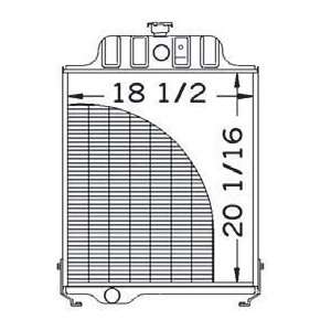  New Radiator AT48171 Fits JD 300B, 302A, 401, 401B 