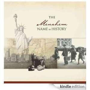 The Menahem Name in History Ancestry  Kindle Store