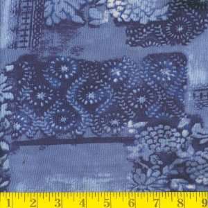  52 Wide Slinky Melange Navy Fabric By The Yard Arts 