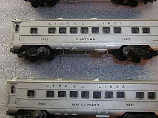   War Passenger train Set 2421 2422 2423 Maplewood Chatham Hills  
