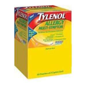 302735000 Tylenol Allergy Tablets Multi Symptom Dispenser 50x2 Per Box 