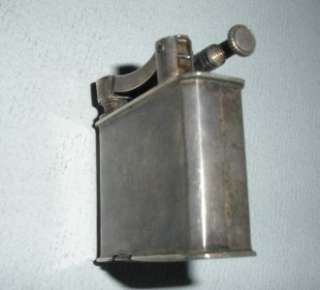 Vintage sterling silver lift arm cigarette lighter monogrammed made in 