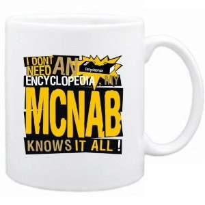    New   My Mcnab Knows It All   Mug Dog