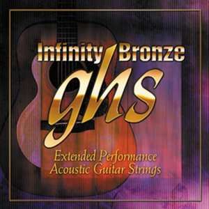  GHS Infinity Bronze Acoustic Medium Guitar Strings 