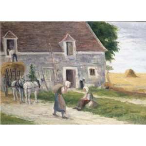  Hand Made Oil Reproduction   Maximilien Luce   32 x 22 