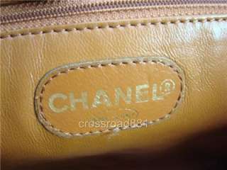 Authentic Chanel Brown Caviar Shoulder Bag Good  