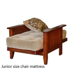  Junior Size Chair Mattress with Pillow Tufted in Geometric 