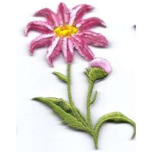 BUY 1 GET 1 OF SAME FREE/Flowers Velvet Look Iron On Embroidered 