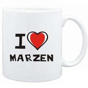  Mug White I love Marzen  Drinks