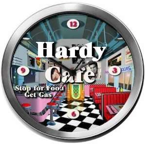  HARDY 14 Inch Cafe Metal Clock Quartz Movement Kitchen 