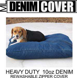   Durable Zipper cover for Pet Bed Dog or Cat Pillow Medium Large  