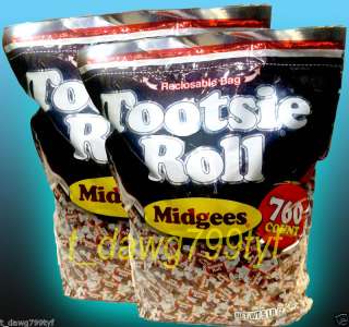 Tootsie Roll Midgees 1520 Count 10 lbs Fresh  
