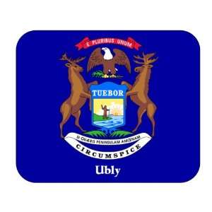  US State Flag   Ubly, Michigan (MI) Mouse Pad Everything 