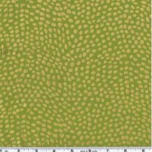  45 Wide Buddha Party Little Gold Dots Lime Fabric By The 