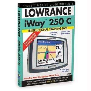  Bennett Training DVD f/Lowrance iWay 250C Electronics