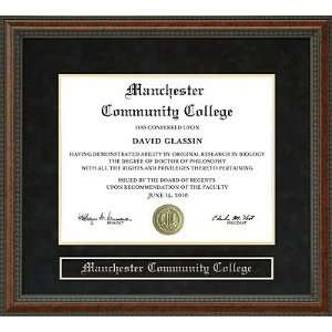  Manchester Community College (MCC) Diploma Frame Sports 