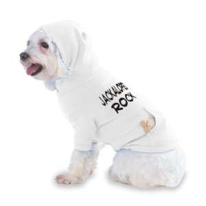 Jackalopes Rock Hooded (Hoody) T Shirt with pocket for your Dog or Cat 