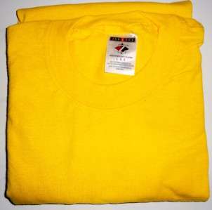 Mens Jerzees T Shirt (Red, Yellow, Green, Pink) Size S, L, XL, NWT 