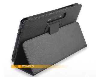 PU Stand Folid Leather Case Cover Holder For LG V900 G Slate Optimus 