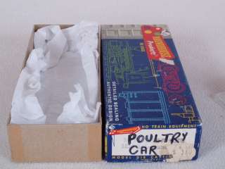   HO Built Poultry Car Palace Live Poultry Car Co. PPKX #5134  