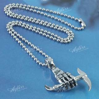 Mix Style 316L Stainless Steel Mens Chain Necklace Punk Gothic Cool 