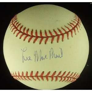 Lee MacPhail Signed Baseball PSA COA Autograph   Autographed Baseballs