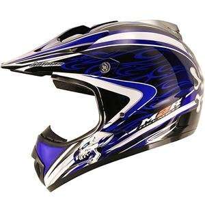  M2R X2.5 Rampage Helmet   Medium/Blue Automotive