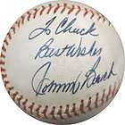 Official Johnny Bench Joe Torre Autographed Baseball  