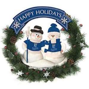  Kansas City Royals Mlb Snowman Christmas Wreath (20 
