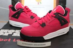 2012 Nike Air Jordan 4 IV GS Voltage Cherry Pink Love Heart 487724 601 