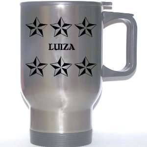  Personal Name Gift   LUIZA Stainless Steel Mug (black 