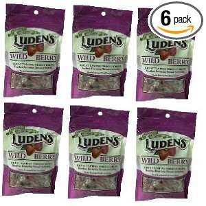 Ludens Throat Drops Wild Berry 30 Each (6 Pack) Health 