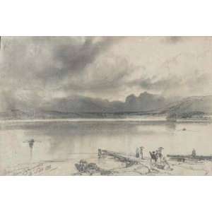   Edward Lear   24 x 16 inches   Windermere From Loww