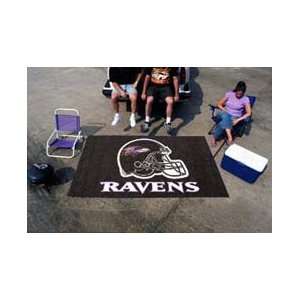  NFL Baltimore Ravens XL 5 X 8 Tailgate Rug Sports 