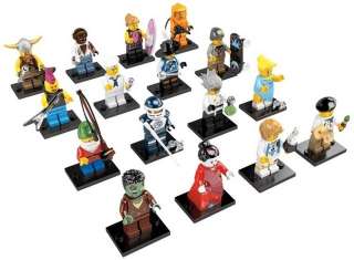 NEW LEGO 8804 Complete Set of 16 MINIFIGURES SERIES 4  