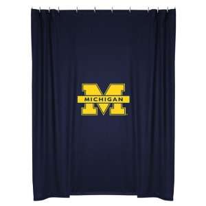   Michigan Wolverines Locker Room Shower Curtain
