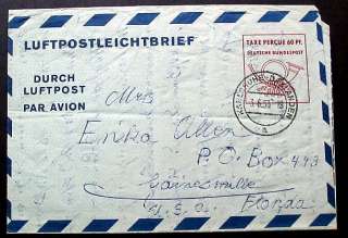 GERMANY ~TAXE PERCUE* 60 PF DEUTSCHE BUNDESPOST 1953  