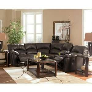  Kellum   Chocolate Sectional Living Room Set by Ashley 