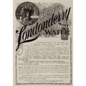  1902 Ad Londonderry Lithia Spring Water Nashua N.H 