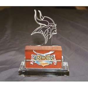  Minnesota Vikings Business Card Holder in Gift Box Sports 