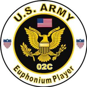  United States Army MOS 02C Euphonium Player Decal Sticker 
