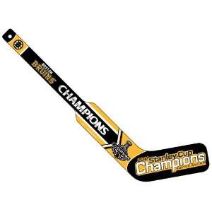  NHL Boston Bruins 2011 NHL Stanley Cup Champions 24 x 7.5 Goalie 