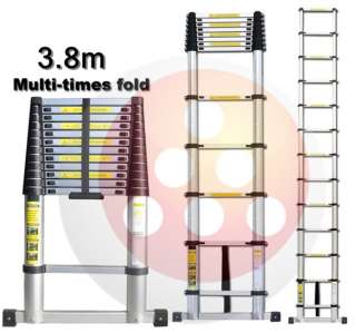 8m New Telescopic Ladder Extendable Extension Steps  
