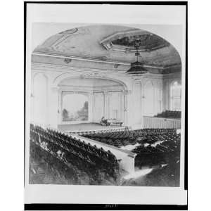  Lincoln Hall,interior,from stereo,Washington,D.C.,c1870 