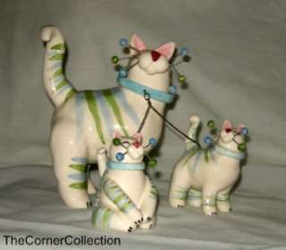 WHIMSICLAY BLANCA & KITTENS MOMMY & ME CAT AMY LACOMBE  
