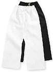 Karate TaekwonDo Martial Arts Kenpo Pants black or white NEW all sizes 