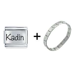  Name Kadin Italian Charm Pugster Jewelry