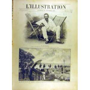    1895 De Brazza Explorer Libreville French Print
