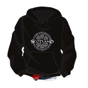 Hoodie Black Celtic Circle With Scotland Patio, Lawn 