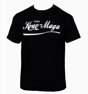 Enjoy KRAV MAGA Black T Shirt for men kravmaga   
